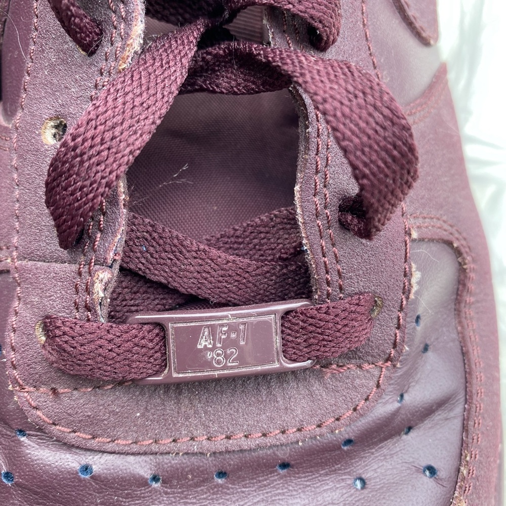 Nike Classic Air Force 1 Solid Maroon - image 4